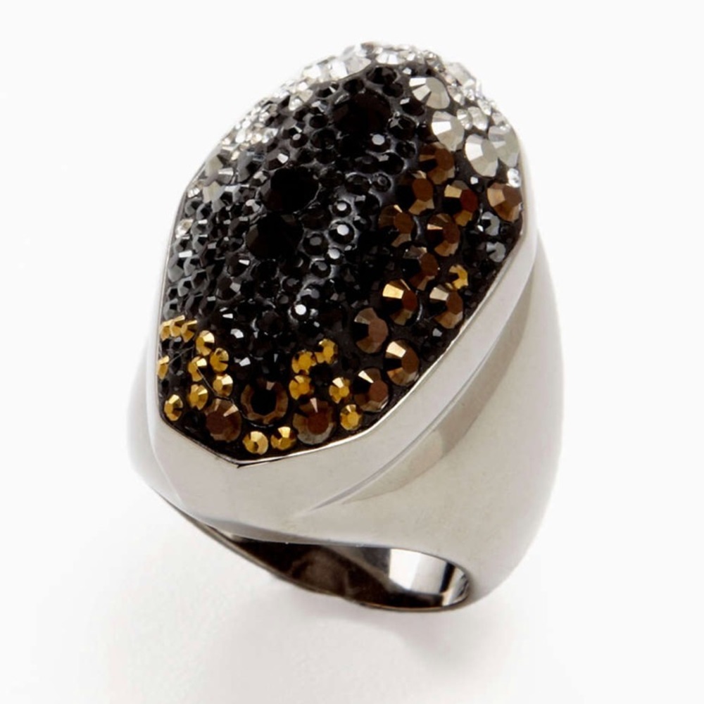 Swarovski Crystal Embellished Party Cocktail Ring
